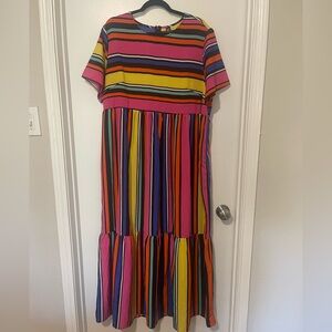 SHEIN Multicolor Striped Dress